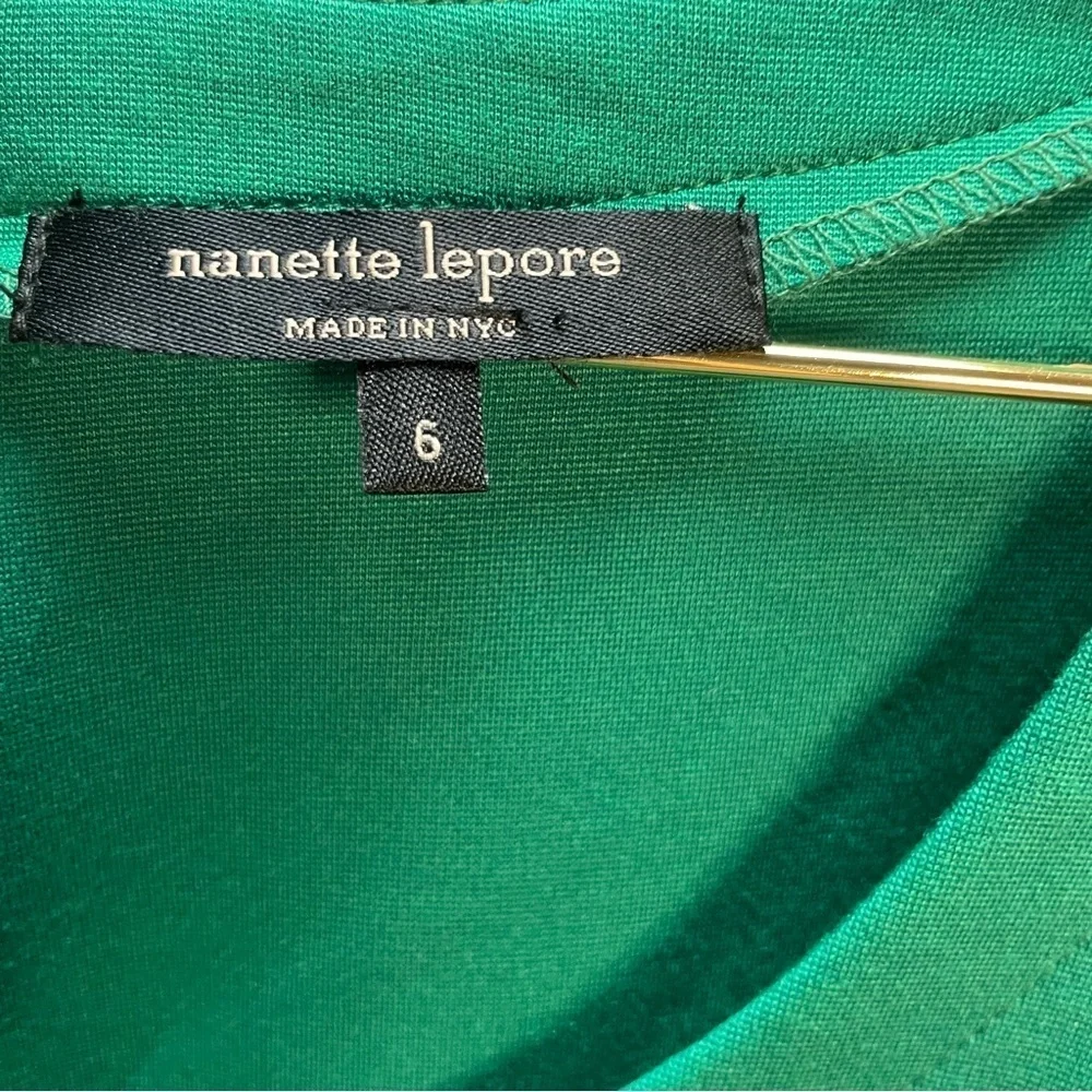 Nanette Lepore Wool Blend Peplum Rear Zip Top